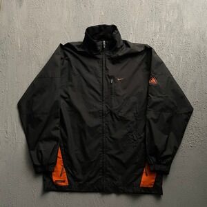 Vintage Nike ACG Clima-Fit Windbreaker Jacket Men XXL Black 2000s Nike